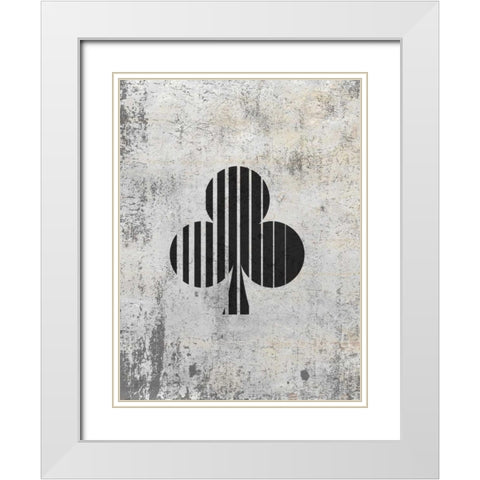 Lets Play B White Modern Wood Framed Art Print with Double Matting by Allen, Kimberly