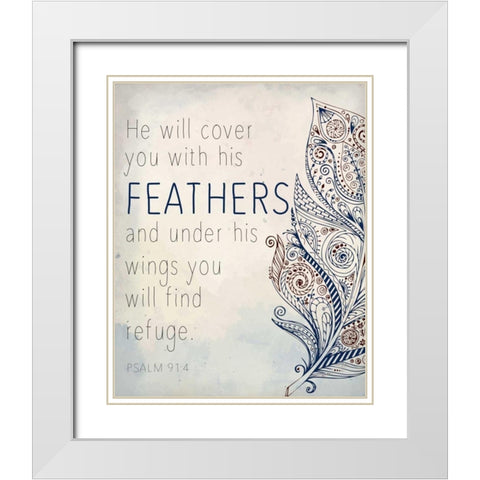 Find Refuge White Modern Wood Framed Art Print with Double Matting by Allen, Kimberly