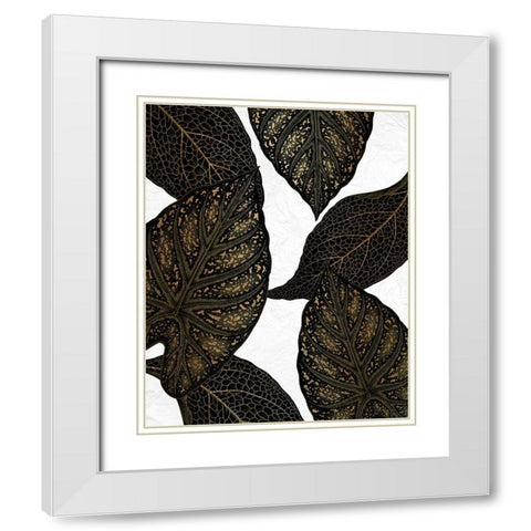 Tropical Black 1 White Modern Wood Framed Art Print with Double Matting by Allen, Kimberly