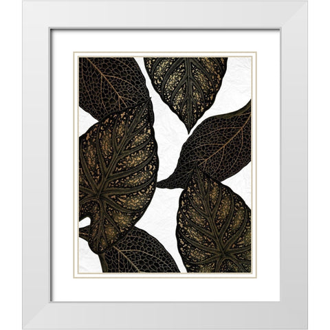 Tropical Black 1 White Modern Wood Framed Art Print with Double Matting by Allen, Kimberly