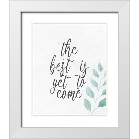 Best White Modern Wood Framed Art Print with Double Matting by Allen, Kimberly