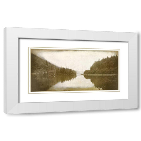 Reflection White Modern Wood Framed Art Print with Double Matting by Allen, Kimberly