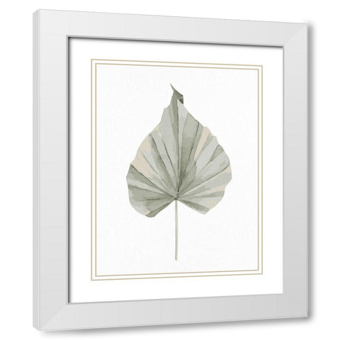 Soft Green 3 White Modern Wood Framed Art Print with Double Matting by Allen, Kimberly