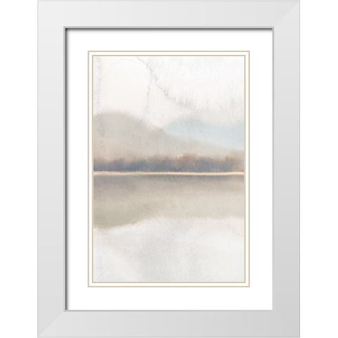 Serene Summer 2 White Modern Wood Framed Art Print with Double Matting by Allen, Kimberly