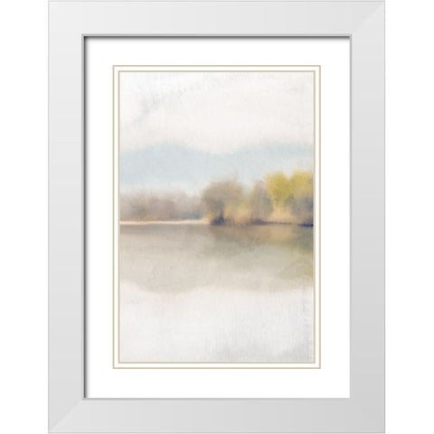Serene Summer 3 White Modern Wood Framed Art Print with Double Matting by Allen, Kimberly