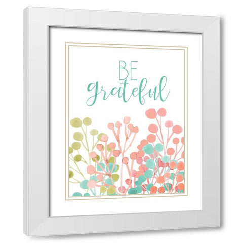 Be 2 White Modern Wood Framed Art Print with Double Matting by Allen, Kimberly