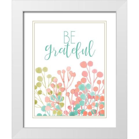Be 2 White Modern Wood Framed Art Print with Double Matting by Allen, Kimberly