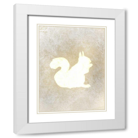 Forest Life 4 White Modern Wood Framed Art Print with Double Matting by Allen, Kimberly