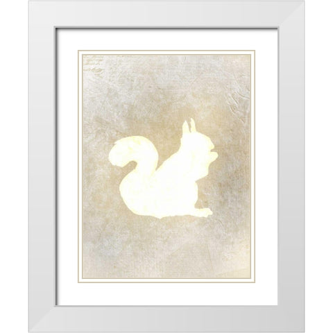 Forest Life 4 White Modern Wood Framed Art Print with Double Matting by Allen, Kimberly