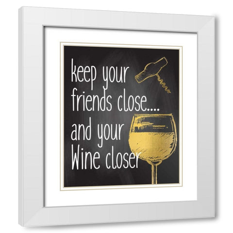 Keep Your White Modern Wood Framed Art Print with Double Matting by Allen, Kimberly