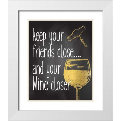 Keep Your White Modern Wood Framed Art Print with Double Matting by Allen, Kimberly