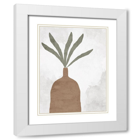 Vessel 1 White Modern Wood Framed Art Print with Double Matting by Allen, Kimberly