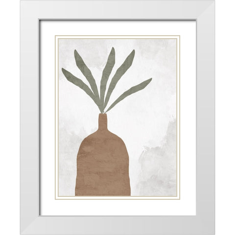 Vessel 1 White Modern Wood Framed Art Print with Double Matting by Allen, Kimberly