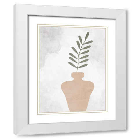 Vessel 2 White Modern Wood Framed Art Print with Double Matting by Allen, Kimberly