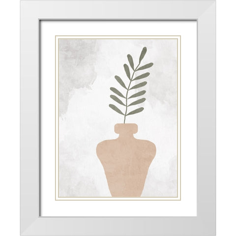 Vessel 2 White Modern Wood Framed Art Print with Double Matting by Allen, Kimberly