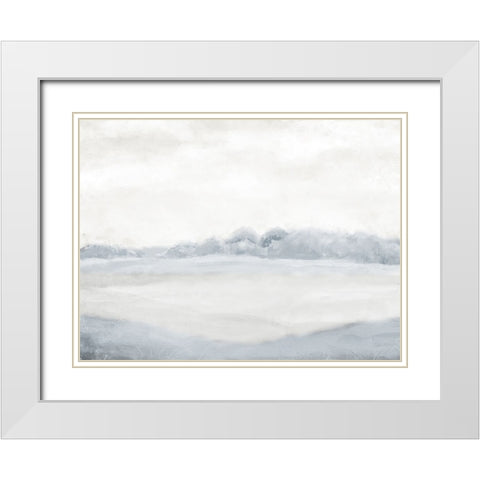 Distance White Modern Wood Framed Art Print with Double Matting by Allen, Kimberly