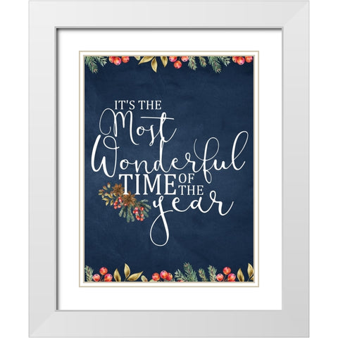 Wonderful White Modern Wood Framed Art Print with Double Matting by Allen, Kimberly