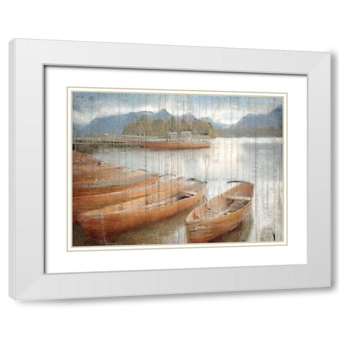 At Sunset 2 White Modern Wood Framed Art Print with Double Matting by Allen, Kimberly