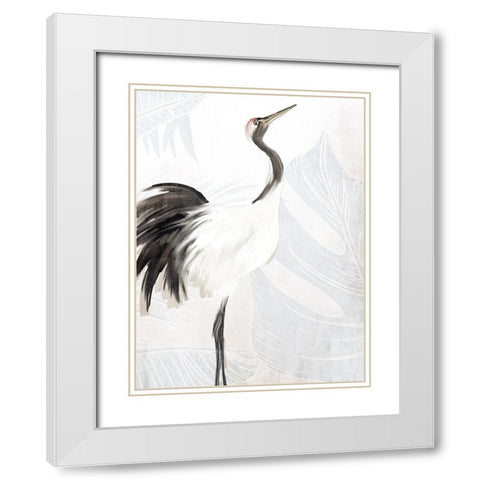 Seaside Flight 2 White Modern Wood Framed Art Print with Double Matting by Allen, Kimberly