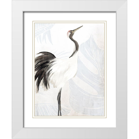 Seaside Flight 2 White Modern Wood Framed Art Print with Double Matting by Allen, Kimberly