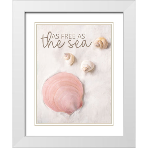 As Free White Modern Wood Framed Art Print with Double Matting by Allen, Kimberly