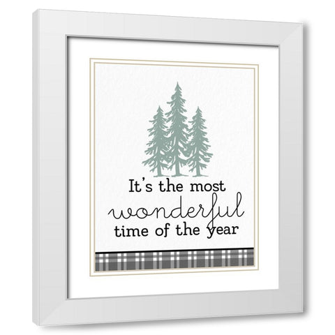 Most White Modern Wood Framed Art Print with Double Matting by Allen, Kimberly