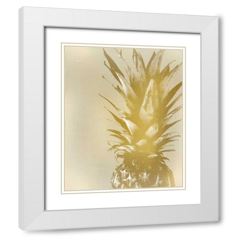 Golden Sweets 2 White Modern Wood Framed Art Print with Double Matting by Allen, Kimberly