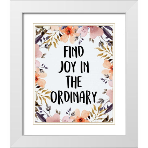 Wildflower Dreams 2 White Modern Wood Framed Art Print with Double Matting by Allen, Kimberly