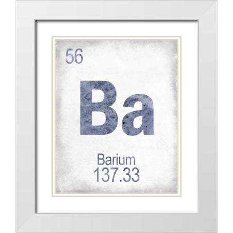 Barium White Modern Wood Framed Art Print with Double Matting by Allen, Kimberly