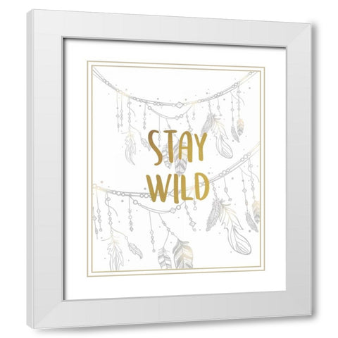 Keep Dreaming 2 White Modern Wood Framed Art Print with Double Matting by Allen, Kimberly