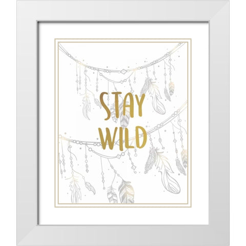 Keep Dreaming 2 White Modern Wood Framed Art Print with Double Matting by Allen, Kimberly