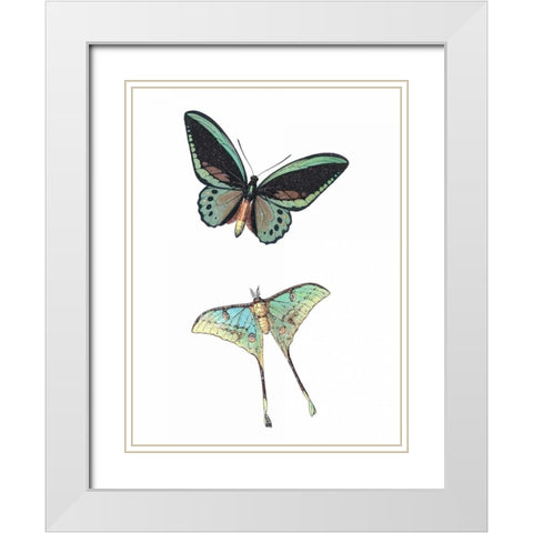 Fly Free 1 White Modern Wood Framed Art Print with Double Matting by Allen, Kimberly