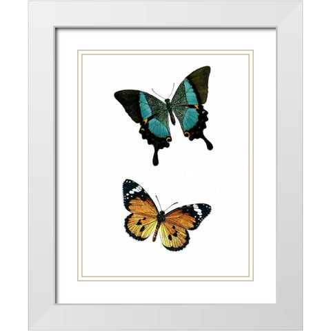 Fly Free 2 White Modern Wood Framed Art Print with Double Matting by Allen, Kimberly