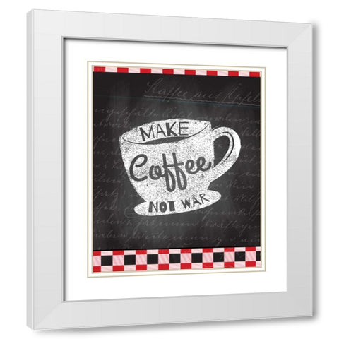 A Good Day 3 White Modern Wood Framed Art Print with Double Matting by Allen, Kimberly