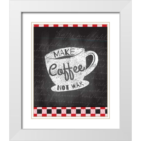 A Good Day 3 White Modern Wood Framed Art Print with Double Matting by Allen, Kimberly