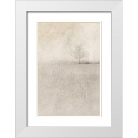 Misty Dawn 2 White Modern Wood Framed Art Print with Double Matting by Allen, Kimberly