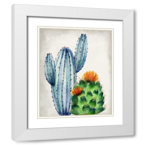 In the Desert 1 White Modern Wood Framed Art Print with Double Matting by Allen, Kimberly