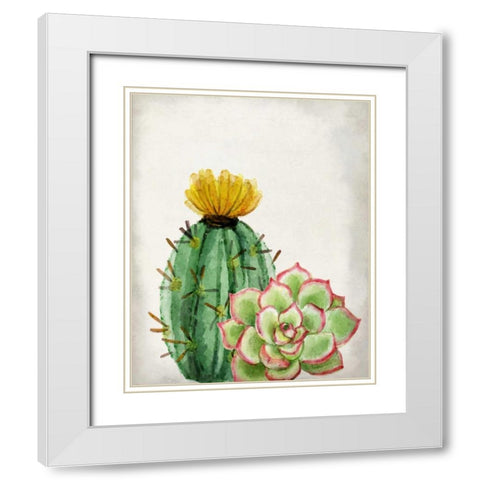 In the Desert 2 White Modern Wood Framed Art Print with Double Matting by Allen, Kimberly