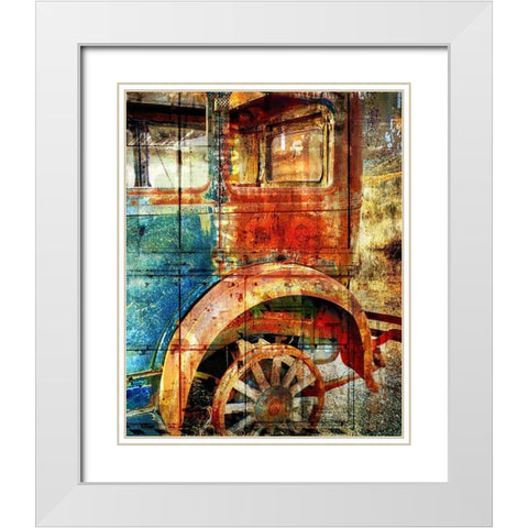 Classic 4 White Modern Wood Framed Art Print with Double Matting by Kimberly, Allen