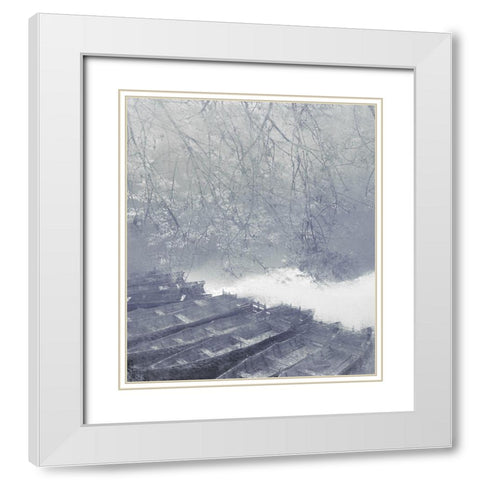 Docked White Modern Wood Framed Art Print with Double Matting by Kimberly, Allen