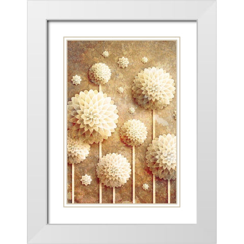 Make a Wish White Modern Wood Framed Art Print with Double Matting by Kimberly, Allen
