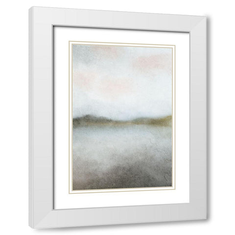 My View White Modern Wood Framed Art Print with Double Matting by Kimberly, Allen