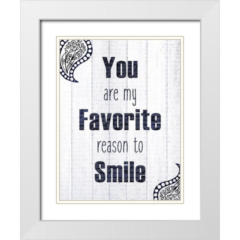 Always Love 2 White Modern Wood Framed Art Print with Double Matting by Kimberly, Allen