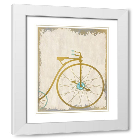 Lifes Journey 6  White Modern Wood Framed Art Print with Double Matting by Kimberly, Allen
