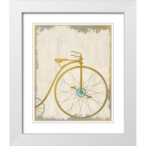 Lifes Journey 6  White Modern Wood Framed Art Print with Double Matting by Kimberly, Allen