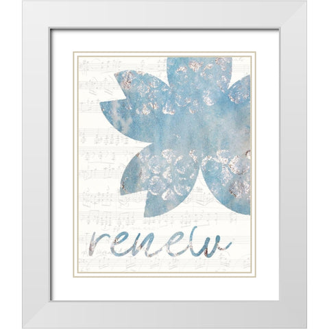 Spa Days 1 White Modern Wood Framed Art Print with Double Matting by Kimberly, Allen