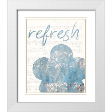 Spa Days 2 White Modern Wood Framed Art Print with Double Matting by Kimberly, Allen