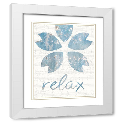 Spa Days 3 White Modern Wood Framed Art Print with Double Matting by Kimberly, Allen