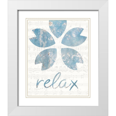 Spa Days 3 White Modern Wood Framed Art Print with Double Matting by Kimberly, Allen