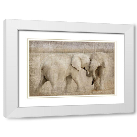 Always Together White Modern Wood Framed Art Print with Double Matting by Kimberly, Allen